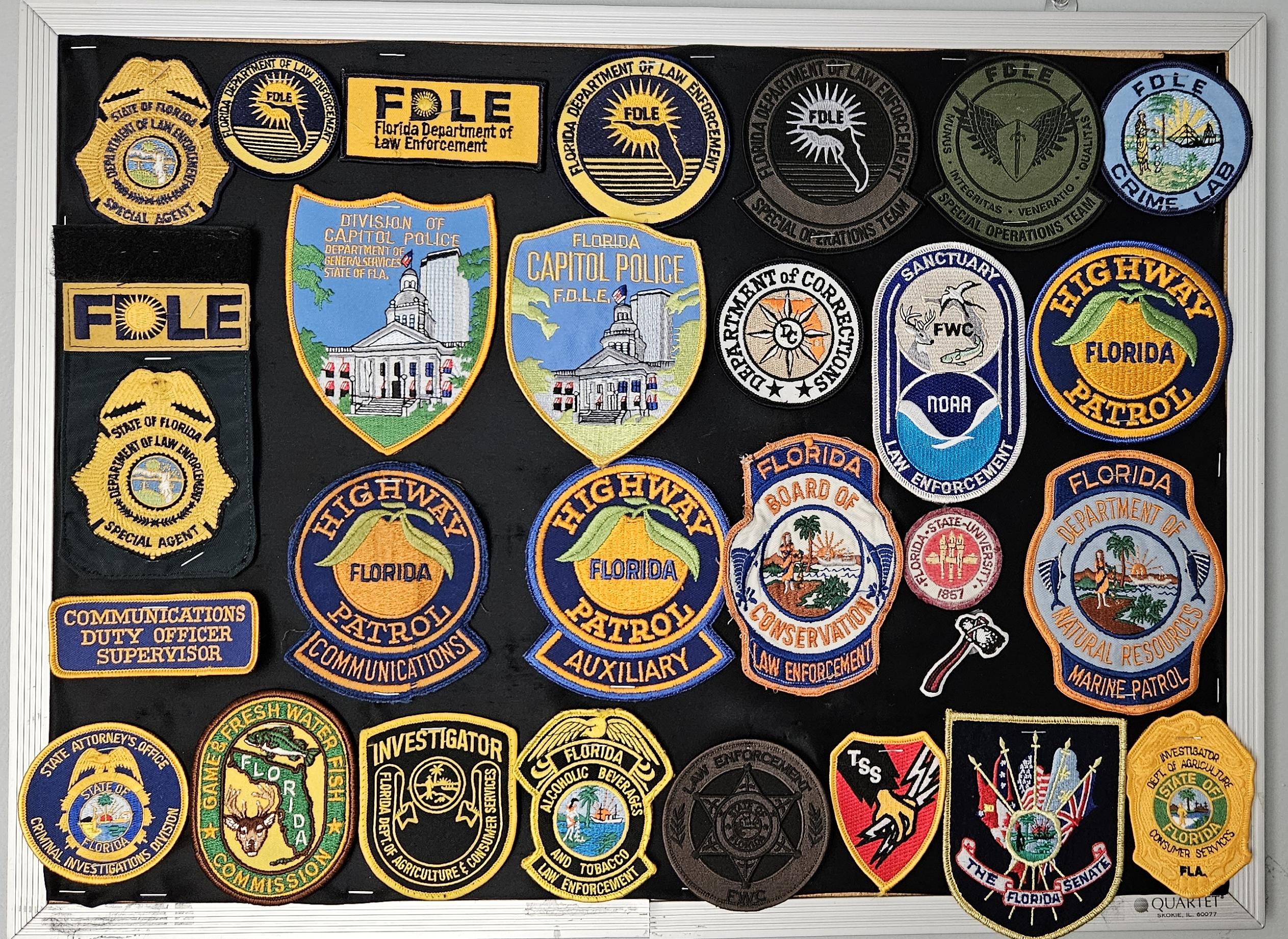 State of Florida Law Enforcement Patches