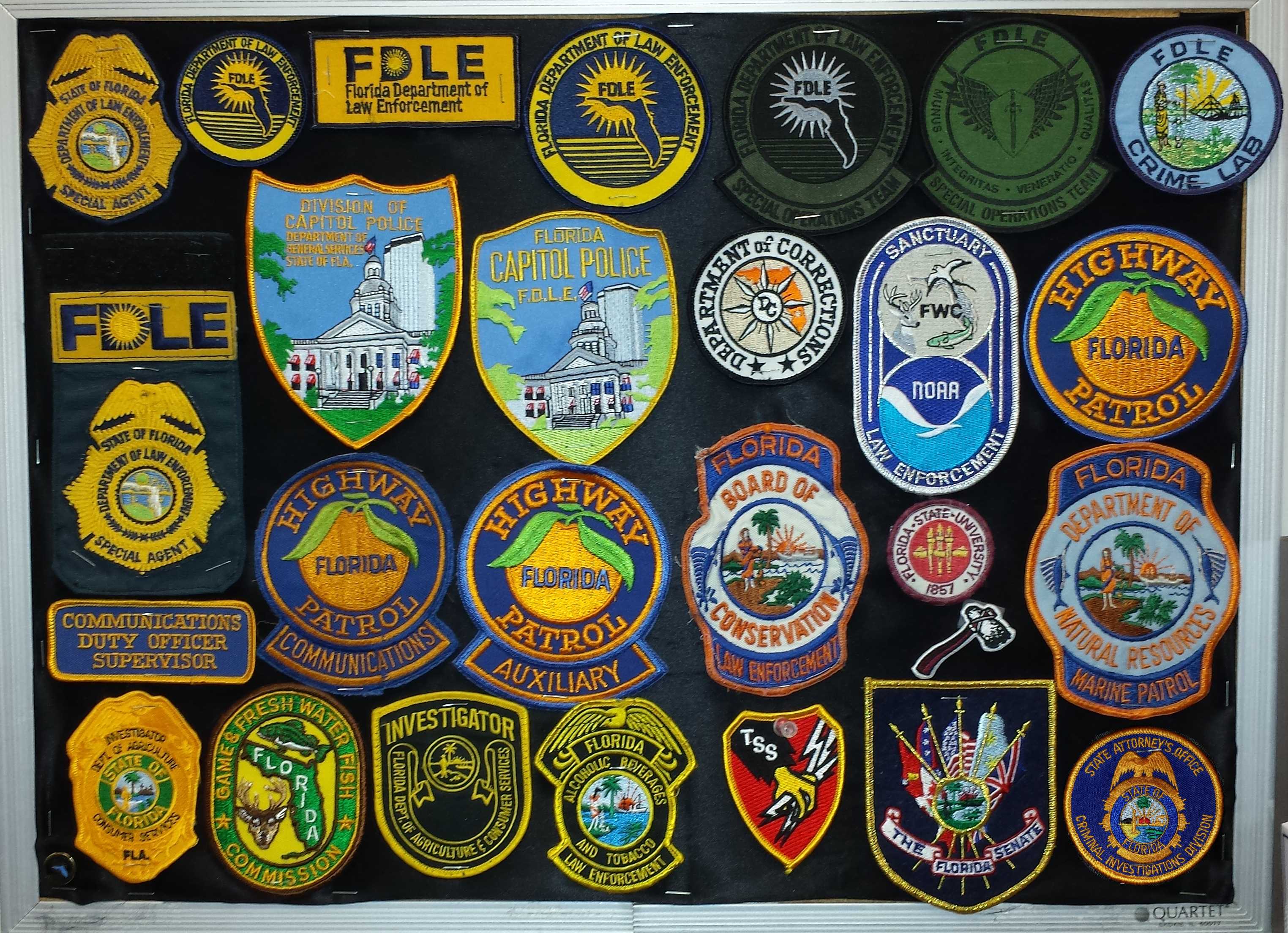 State of Florida Law Enforcement Patches